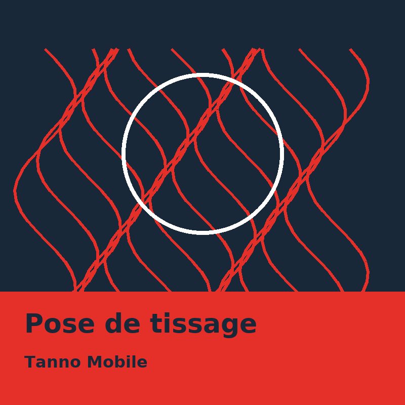 Pose de tissage