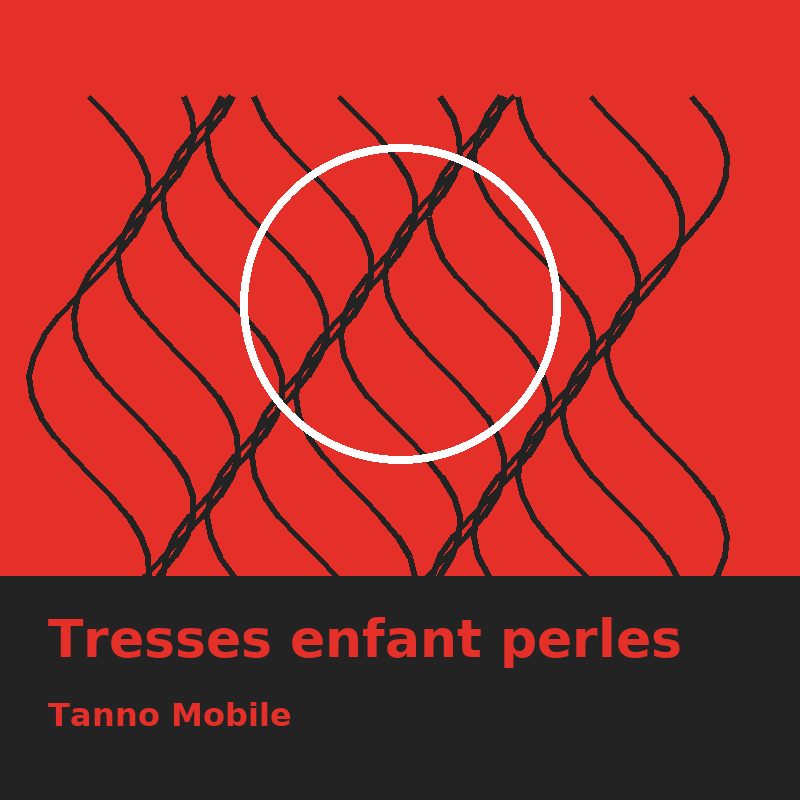 Tresses enfant perles